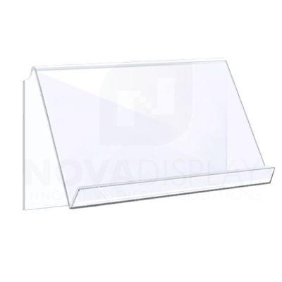 Angled Acrylic Shelf - Clear