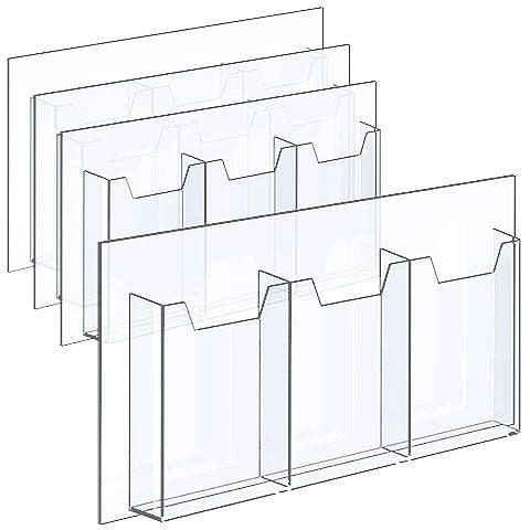 Nova Display Systems / Acrylic Literature Holders for Cables/Rods in Bundle