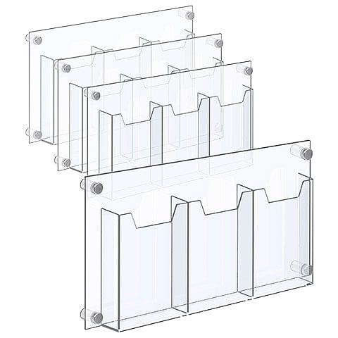 Nova Display Systems / Acrylic Literature Holders with Standoffs in Bundle