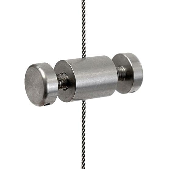 Cable Support with M6 Stud-Cap for Suspended Panels with Holes | #303 Stainless Steel