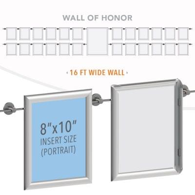 Recognition Wall Display / Wall Display Idea Concept / Wall of Honor