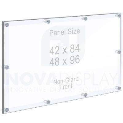 Oversized Frameless Acrylic Frame – Poster Display Kit #KASP-425 / Non-Glare Front
